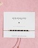 bransoletki na sznurku Zestaw - MAMUSIA I CÓRKA Morse Code Bracelets 3