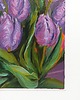 obrazy Fioletowe tulipany, oryginalny obraz olejny 5