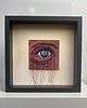 obrazy Obraz malowany i haftowany 3D oko 3