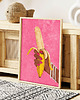 plakaty Plakat Ręka z bananem pop-art 1