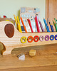 pojemniki na zabawki Sorter/organizer na kredki i ołówki w kstałcie psa Montessori 3