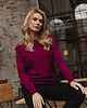 swetry damskie  SWETER Z BAMBUSA FLORENCE burgund 2