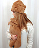 szale damskie SZAL CHAPOOSIE SoftFur CARAMEL 3