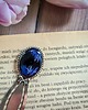 zakładki do książek Zakładka z płatkami chabrów 3