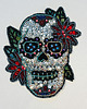 biżuteria męska SUGAR SKULL duża przypinka 2