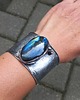 bransoletki wire wrapping Niebiesko - bransoletka regulowana 1