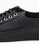 sneakersy damskie Sneakersy skórzane  sznurawane  (6833) 3
