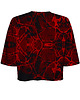 t-shirt damskie DR.CROW T-shirt Krótki CROP Marble Dark 1