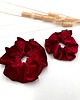 gumki do włosów Big scrunchie Świąteczna Czerwień 5