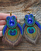 kolczyki soutache Peacock Eye-kolczyki soutache 5
