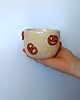 kubki Ceramiczny ręcznie robiony kubek w precelki 1