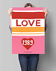 plakaty Yves Saint Laurent "Love Poster 1989" 1