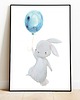 plakaty Plakaty Królik Niebieski, Plakaty Na Ścianę Dla Dzieci 3 szt 3