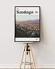 plakaty Minimalistyczny plakat Santiago Chile 4