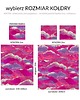 pościel POŚCIEL 1 i 2os. autorski print różowe CHMURY na niebie 100%BAWEŁNA premium 2