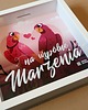 ramki na zdjęcia Ramka Skarbonka - Papużki nierozłączki - na walentynki 1