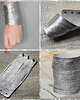 bransoletki skórzane SILVER INDIA skórzana bransoleta  / silver cuff 2