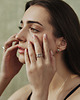 pierścionki srebrne SMOOTH gemstones / silver ring 7