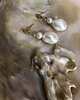 kolczyki pozłacane Kolczyki srebrne Irregular Pearl Earrings 2