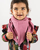 szaliki dziecięce Chusta z bawełny WAFEL pink 2