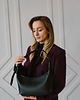 torby na ramię Moon Bag - skórzana torebka - czarna 2