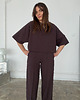 t-shirt damskie T-shirt short Chillout choclate crew neck 4