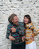 bluzy męskie Bluza kangurka "Meander" z butelkowym - unisex 2
