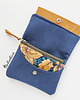 portfele damskie Portfel Boho Mini - Lotus Navy 1