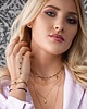 bransoletki złote Bransoletka z pierścionkiem Black Joanne Gold 1