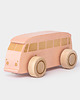klocki i zabawki drewniane Autko Bus  różowy + personalizacja 1