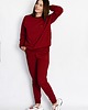 komplety damskie Dresy damskie bordowe 2