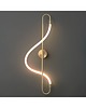 kinkiety Lampa Ścienna Kinkiet Ścienny Lampa Metalowa LED Violin Złota 90 cm 3