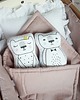 misie i maskotki Miś przytulanka handmade biały miś, różowy. 6