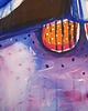 obrazy Obraz ręcznie malowany na płótnie 50x70 cm - Pani zagubiona w kosmosie 4