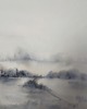 obrazy WYPRZEDAŻ SZTUKI! Akwarela Pejzaż zimowy oryginalny obraz 300g A3 30x42 cm 2