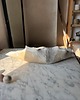 pojemniki na biżuterię Rzeźbiarska Muszla Ceramiczna XL Tacka na Biżuterię i Klucze Milky White 7