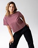 t-shirt damskie T-shirt Crop-Voila Rose Brown 1