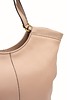 torby na ramię Skórzana torebka typu Shopper Nude 4