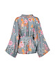 bluzki kimonowe damskie Kimono Bloom turkus SHORT 3
