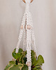 kwietniki Kwietnik makrama Wooden Drops - biały 2