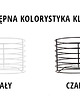 kinkiety Biały kinkiet z drucianym kloszem do sypialni ARGOS LOFT w klasycznej bieli 6