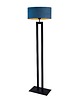 lampy podłogowe Czarna lampa podłogowa do salonu KALIFORNIA VELUR 9