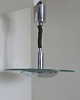 lampy wiszące Lampa wisząca Helestra Niemcy lata 70. Chrom i szkło Vintage design 4