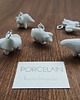 wisiory Porcelanowy mini konik wisiorek PORCELANA 4