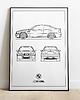 plakaty Plakat Legendy Motoryzacji - BMW M3 CSL 2