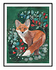 plakaty Wild Fox ilustracja drukowana 2