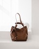 torby na ramię SOFTIE BAG - skórzana torebka szoperka - brąz orzechowy 1