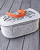 torebki mini Torba na ramię - ażur -  skóra naturalna - filc 4