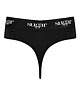 majtki damskie Wysokie stringi Moritz Black 4