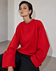 bluzki z długim rękawem damskie Longsleeve Chillout pop red 2